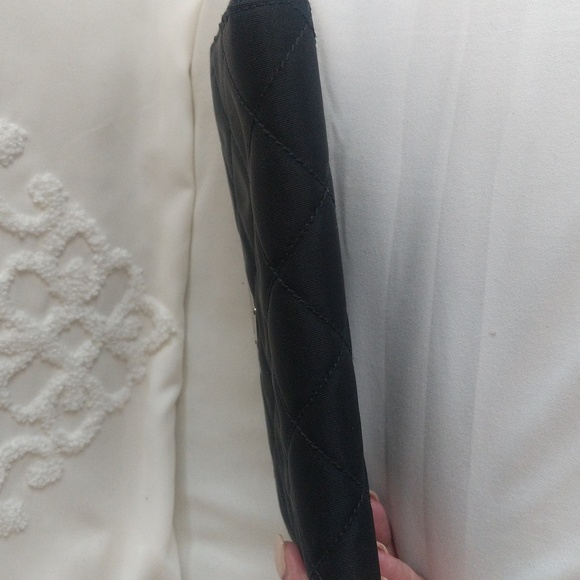 PRADA Nylon 🖤Black Quilted Zip Around Wallet 💯% Authentic NWOT - Picture 7 of 10